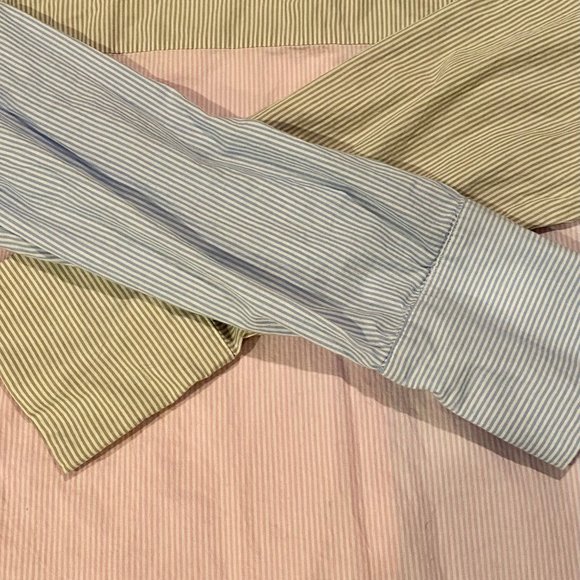 Multi-color Color Block Button down - Picture 7 of 9